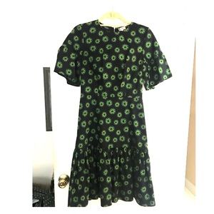 SUNO ruffle hem dress